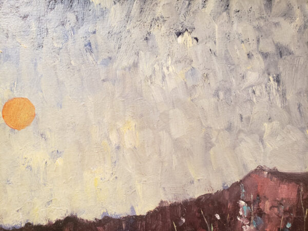 "Orange Sun over Dark Landscape, 1945" by Leon Dabo, NA(1864-1960) - Image 7