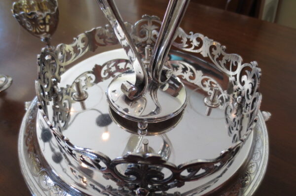 Mid 19th Century Padley, Parkin & Staniforth Egg Holder, Sheffield England Silver Plate - Image 9