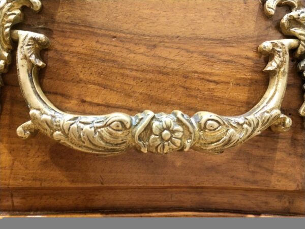 Rare 18th C. French Louis XV Walnut Commode - Image 18
