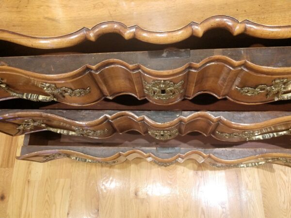 Rare 18th C. French Louis XV Walnut Commode - Image 24