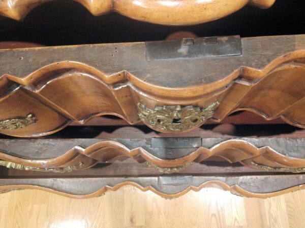 Rare 18th C. French Louis XV Walnut Commode - Image 25