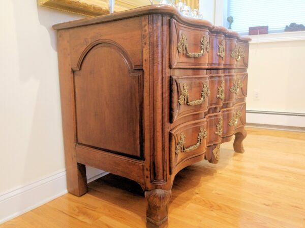 Rare 18th C. French Louis XV Walnut Commode - Image 3