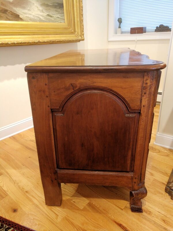 Rare 18th C. French Louis XV Walnut Commode - Image 5