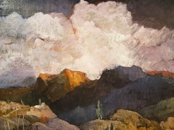 "Untitled (Rocky Scape), 1950" by Leon Dabo, NA(1864-1960) SOLD - Image 10