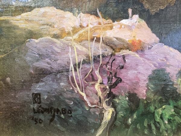 "Untitled (Rocky Scape), 1950" by Leon Dabo, NA(1864-1960) SOLD - Image 12