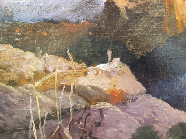 "Untitled (Rocky Scape), 1950" by Leon Dabo, NA(1864-1960) SOLD - Image 15