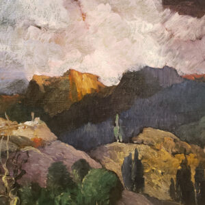 "Untitled (Rocky Scape), 1950" by Leon Dabo, NA(1864-1960)