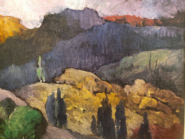 "Untitled (Rocky Scape), 1950" by Leon Dabo, NA(1864-1960) SOLD - Image 6