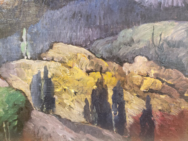 "Untitled (Rocky Scape), 1950" by Leon Dabo, NA(1864-1960) SOLD - Image 7