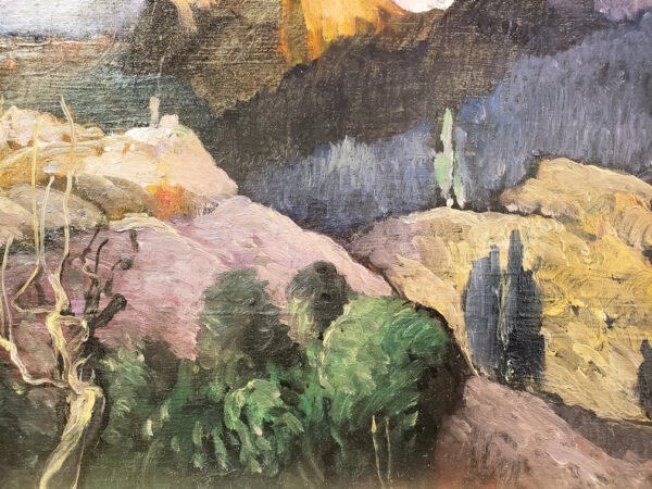 "Untitled (Rocky Scape), 1950" by Leon Dabo, NA(1864-1960) SOLD - Image 8