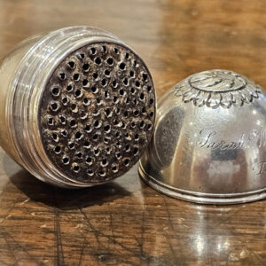 Sterling Silver 18th Century Nutmeg Grater from the Philadelphia Aristocrat
