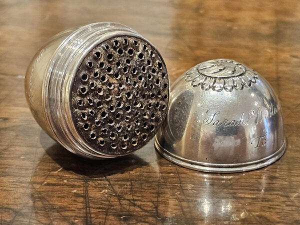 Sterling Silver 18th Century Nutmeg Grater from the Philadelphia Aristocrat