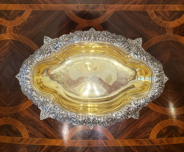 Rare American Parcel-Gilt Silver Centerpiece Bowl, Tiffany & Co., New York, Circa 1891-1902 - Image 6