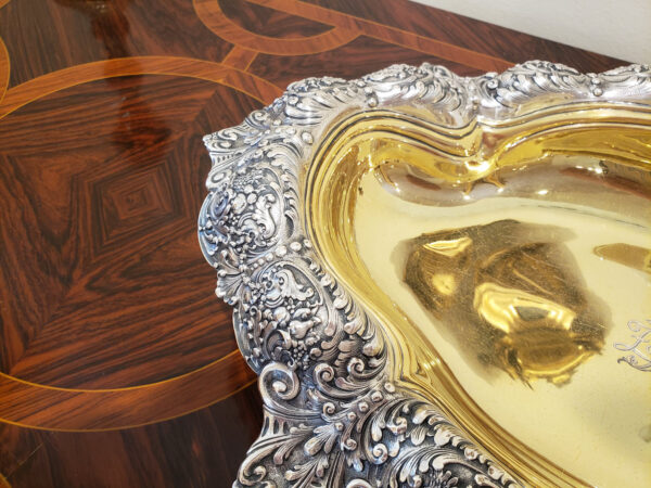 Rare American Parcel-Gilt Silver Centerpiece Bowl, Tiffany & Co., New York, Circa 1891-1902 - Image 8