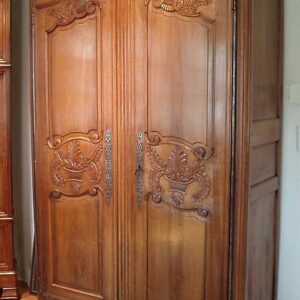 18th Century French Country Louis XV Armoire from Provence