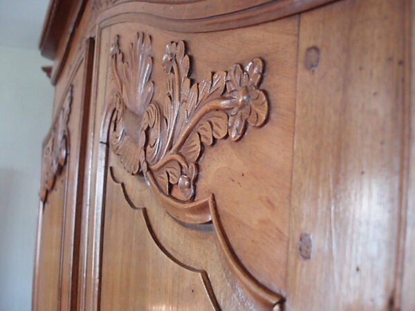 18th Century French Country Louis XV Armoire from Provence - Image 14